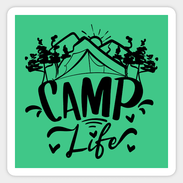 Camp Sticker by Tribun Dash